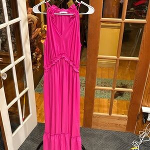 Staccato Vibrant Pink Maxi Dress